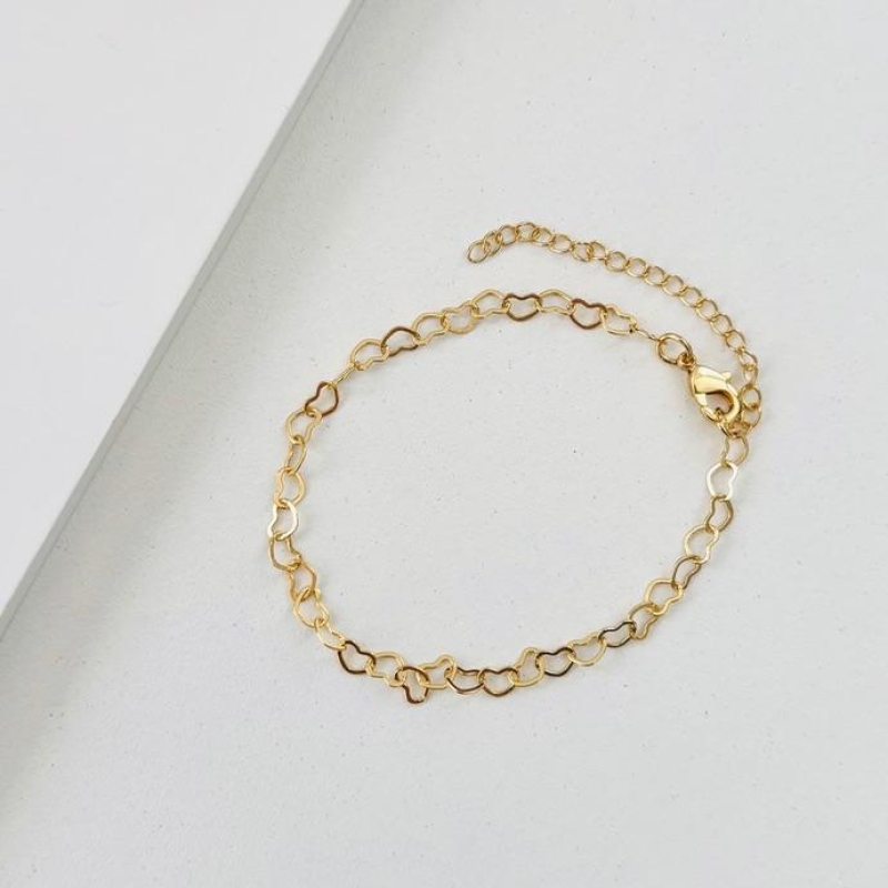 Pulseira Elos de Coração
