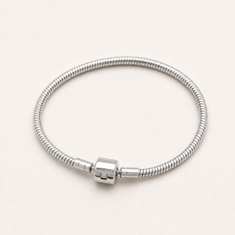 Bracelete Steel de berloque tradicional