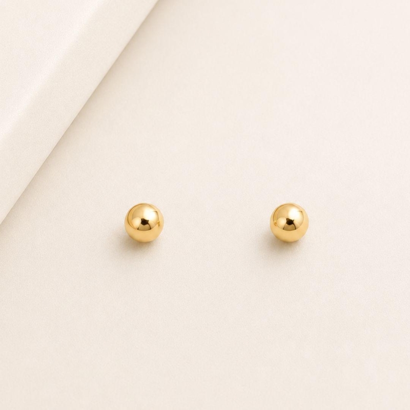 Brinco Bolinha Gold P