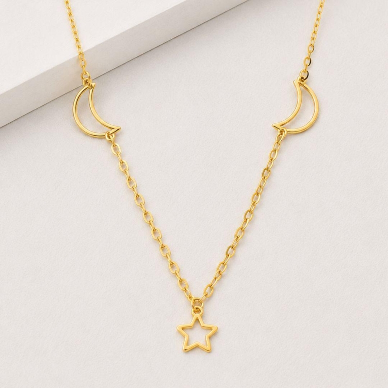 Choker lua e estrela
