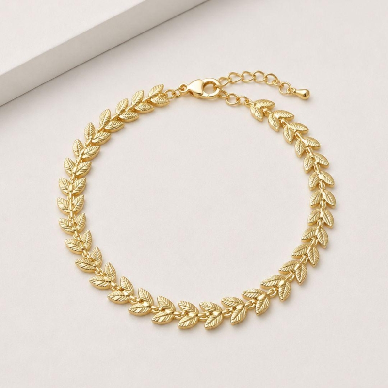 Pulseira ramos diamantados
