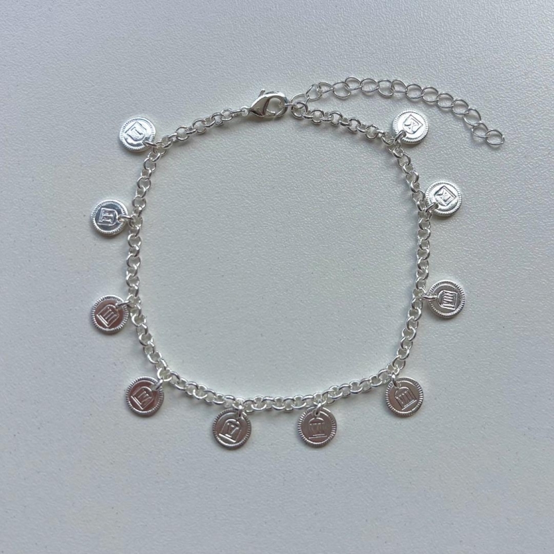 Pulseira dez mandamentos mini medalhas