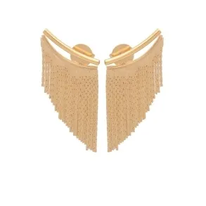 Brinco franja ear cuff