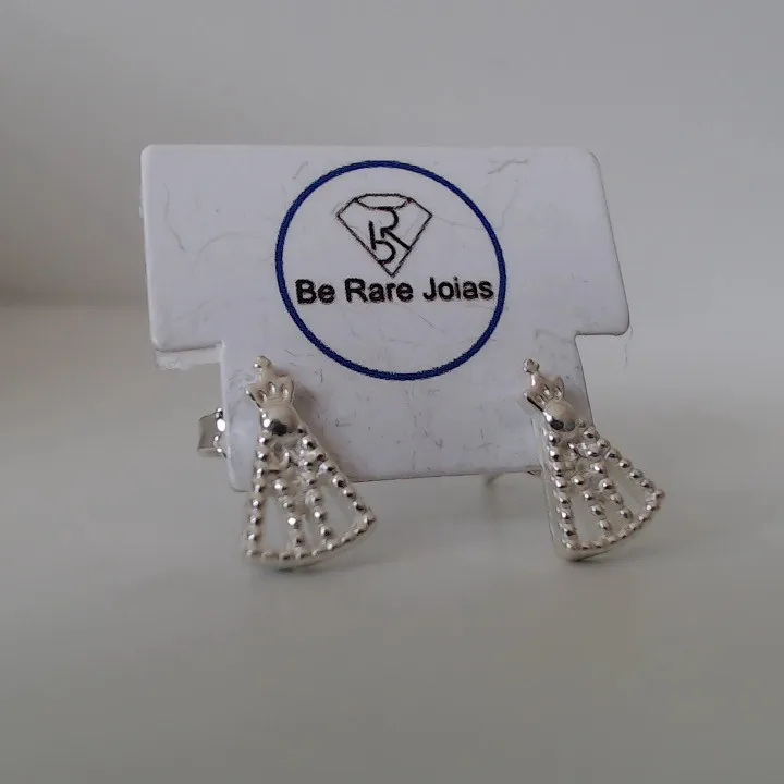 Brinco prata  nossa senhora