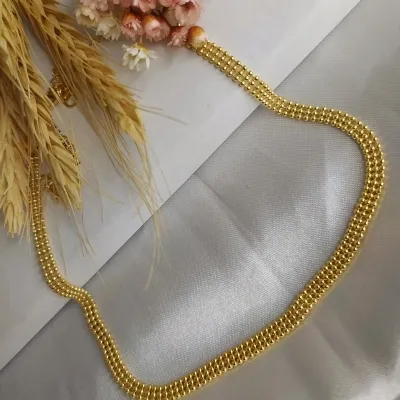 Choker lux tripla filheira golds