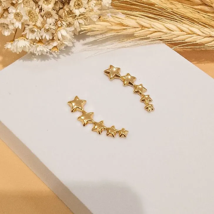 Ear cuff estrelas