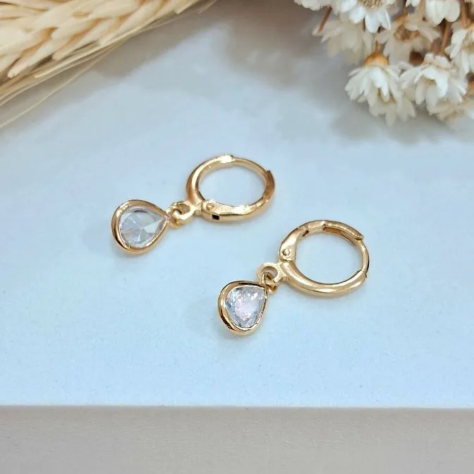 Argolinha Gota de Zirconia G