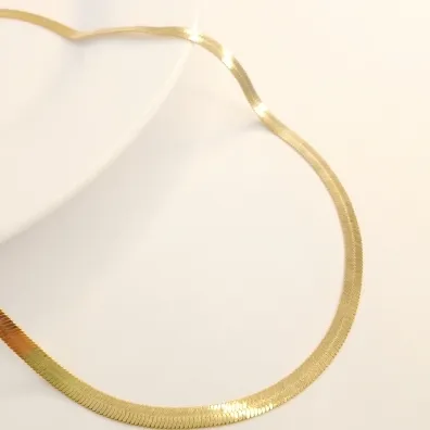 Choker fita gold 