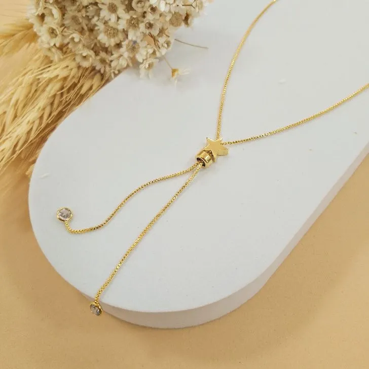 Colar gravatinha estrela