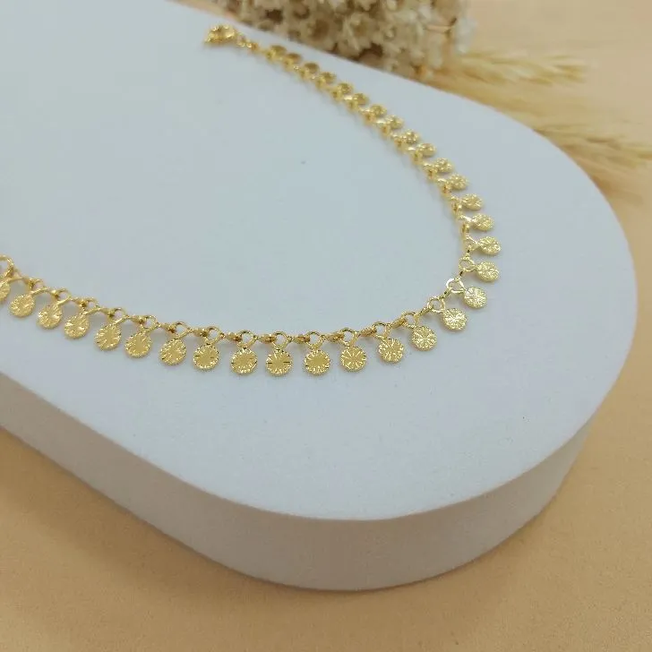 Pulseira chapinhas trabalhadas