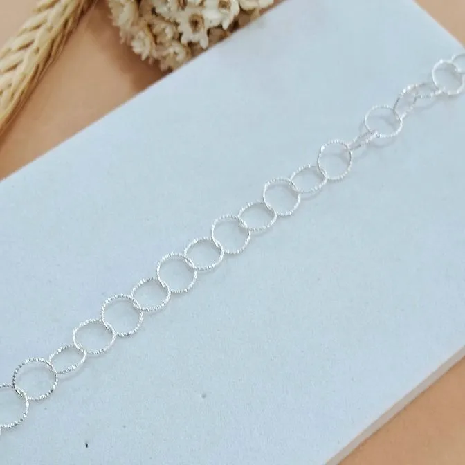 Pulseira círculos diamantados