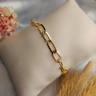 Pulseira elo cartier oval g