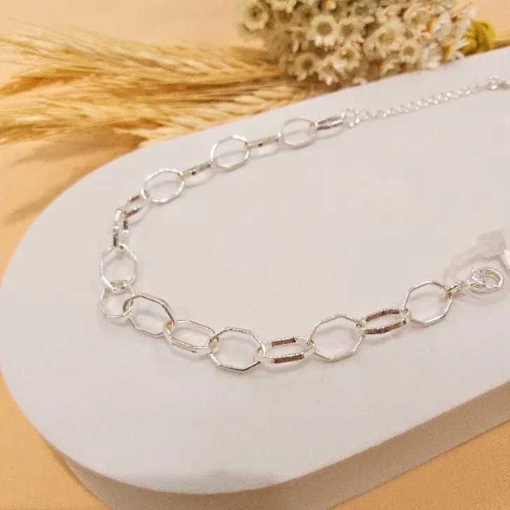 Pulseira Elos em Hexágono