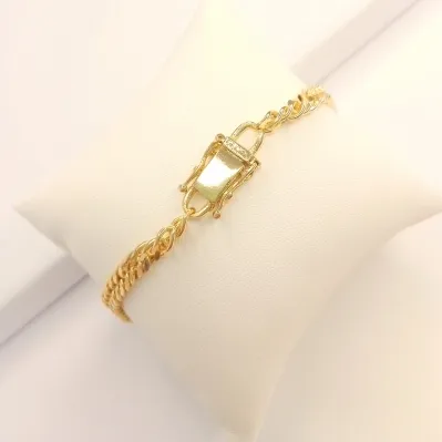 PULSEIRA MASCULINA GROSSA FECHO GAVETA