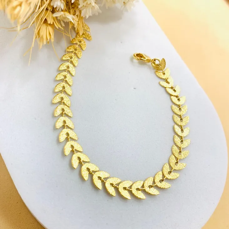 Pulseira ramos diamantados