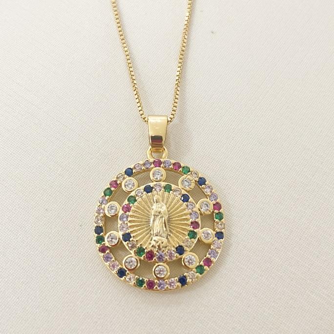 Colar Nossa Senhora de Fatima colors