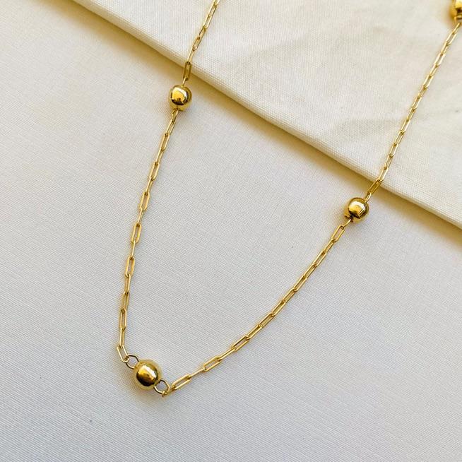 Choker cartier  com bolinhas