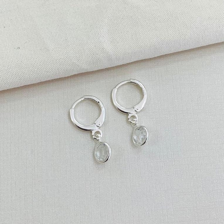 Argolinha zirconia transparente