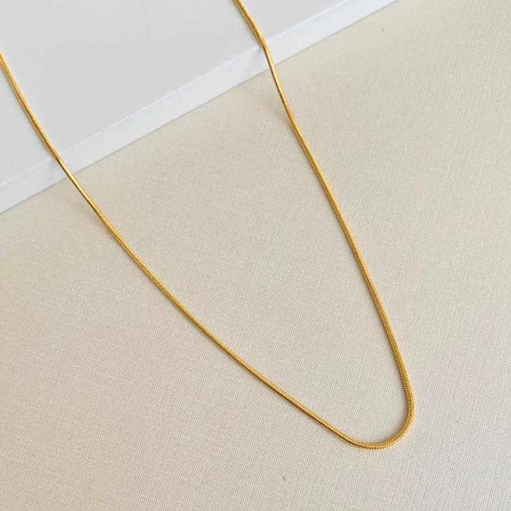 Corrente rabo de rato diamantada