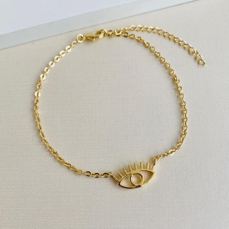 Pulseira olho grego liso