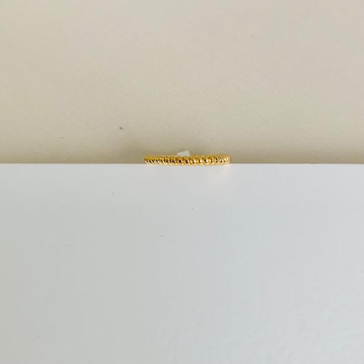 Anel minimalista aspiral