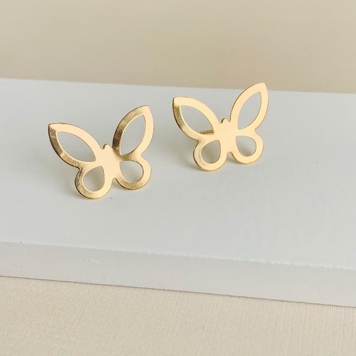 Brinco borboleta elegante