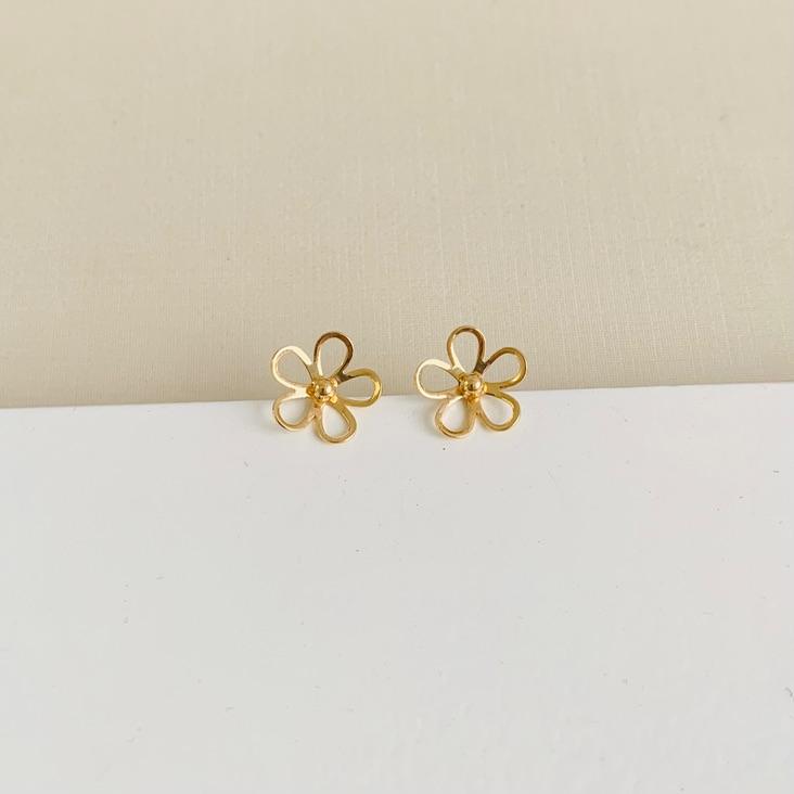 Brinco flor Dalia