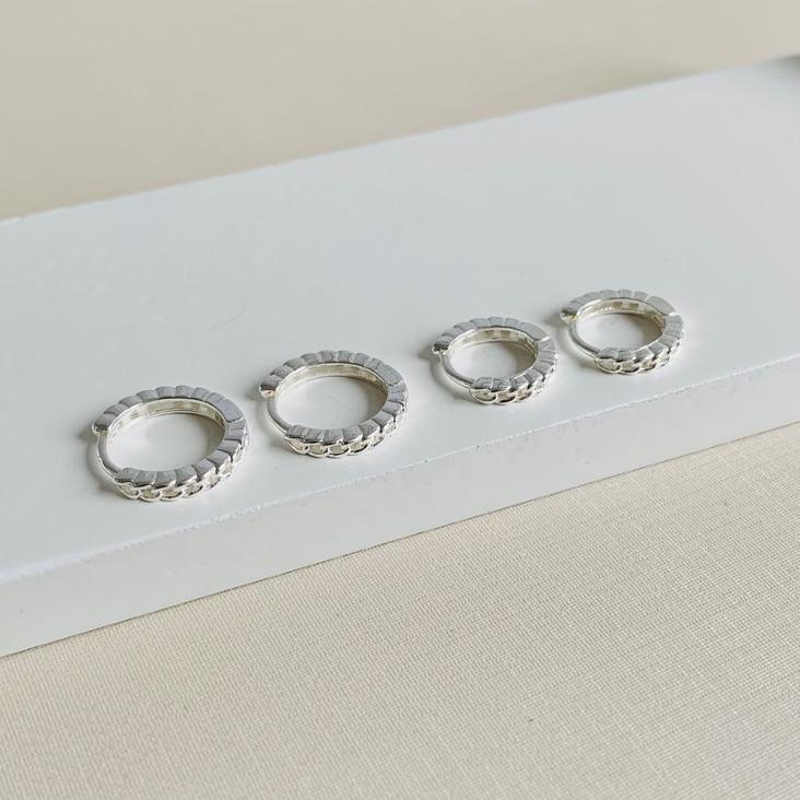 Dupla argolinha corrente