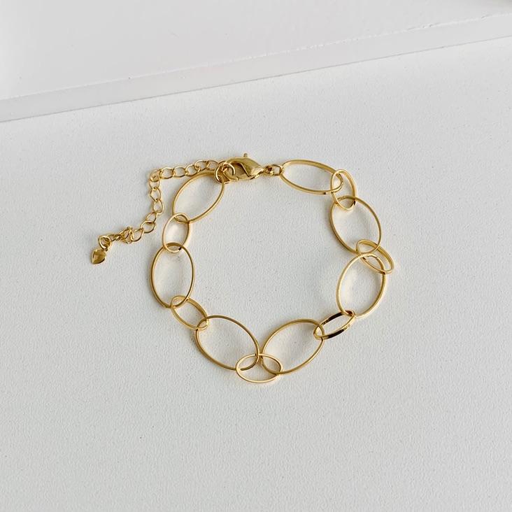 Pulseira elos ovais