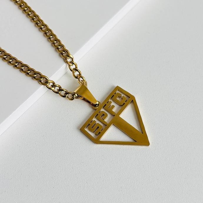 Corrente São Paulo Steel dourado