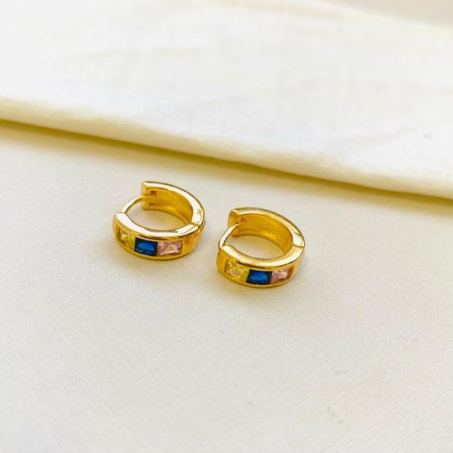 Argolinha Charme 3 pedras