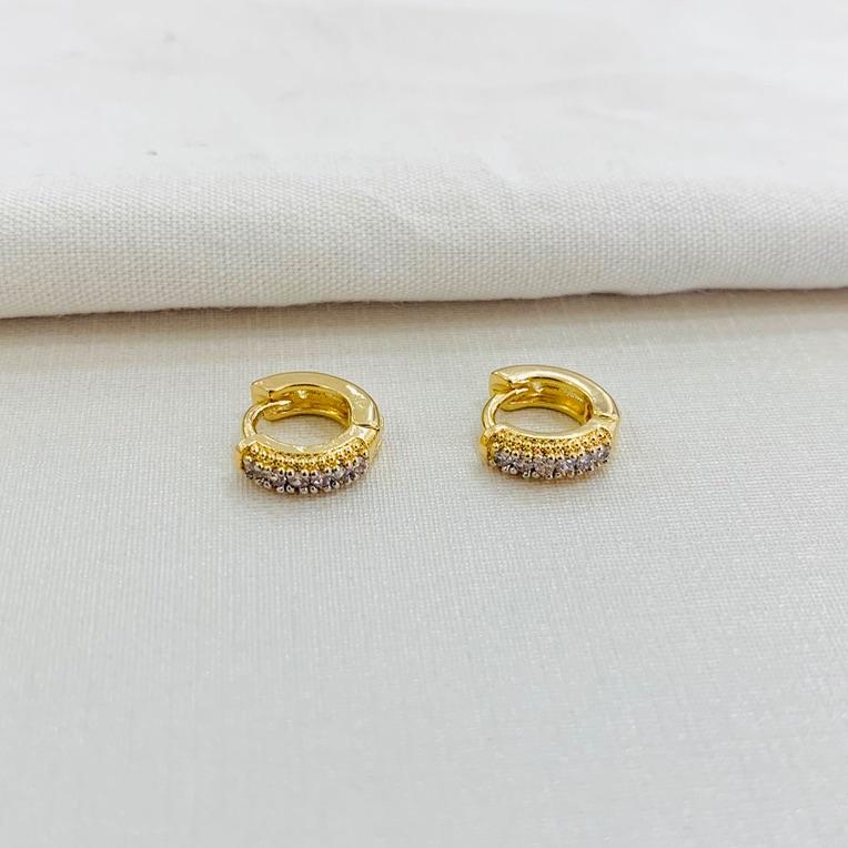 Argolinha lux cravejada especial