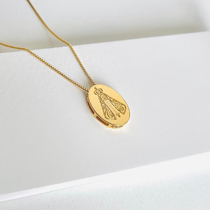 Colar Nossa Senhora oval