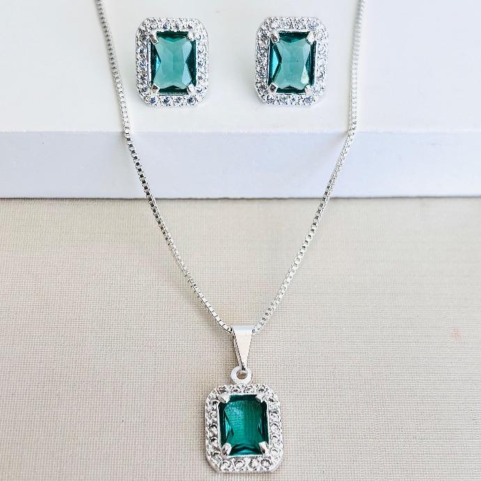 Conjunto luxo verde