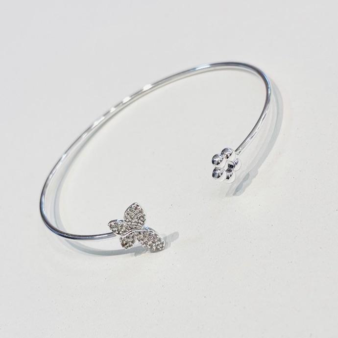 Bracelete borboleta + florzinha