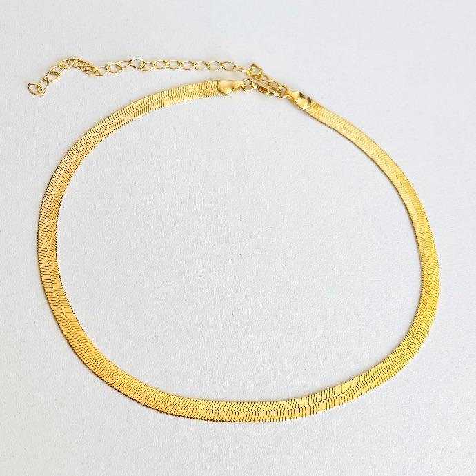 Choker fita laminada 5mm