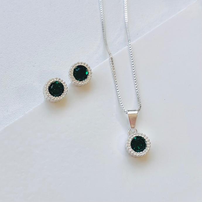 Conjunto zircônia verde