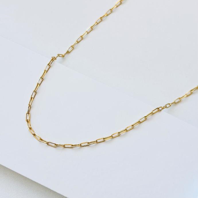 Corrente 70cm cartier fina elo médio 2mm