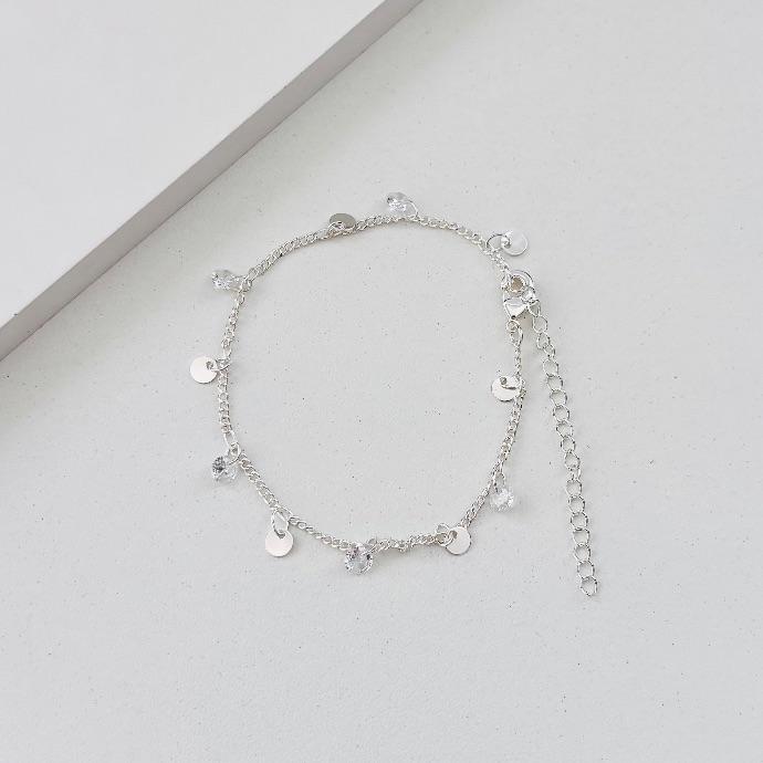 Pulseira circulos e zirconias
