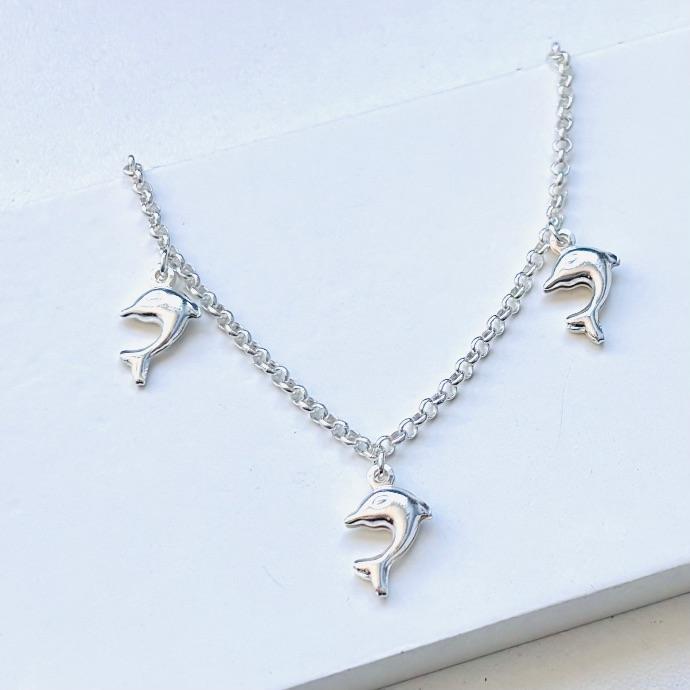 Pulseira infantil golfinhos