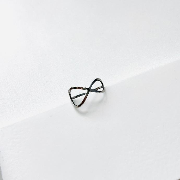 Anel steel infinito