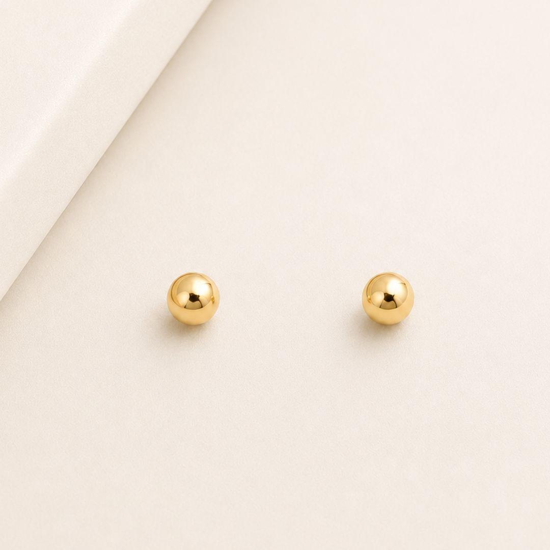 Brinco Bolinha Gold P