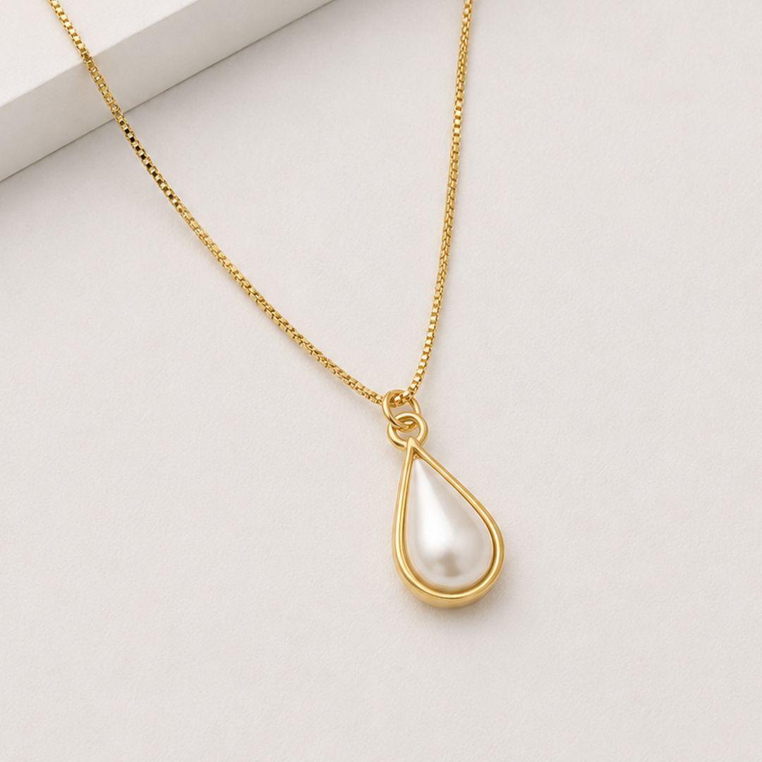 Colar gota de pérola