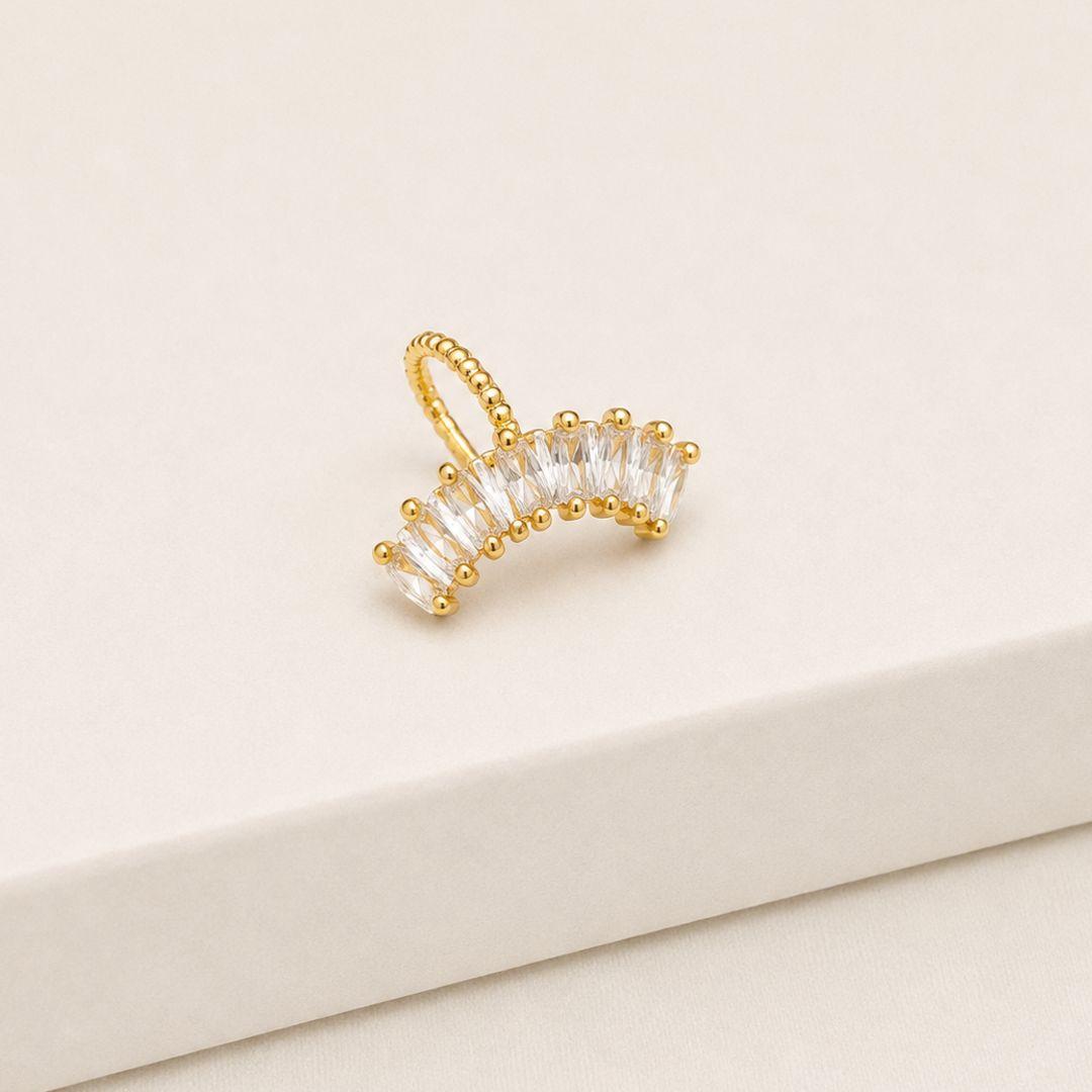 Piercing Fake lux zirconia navete