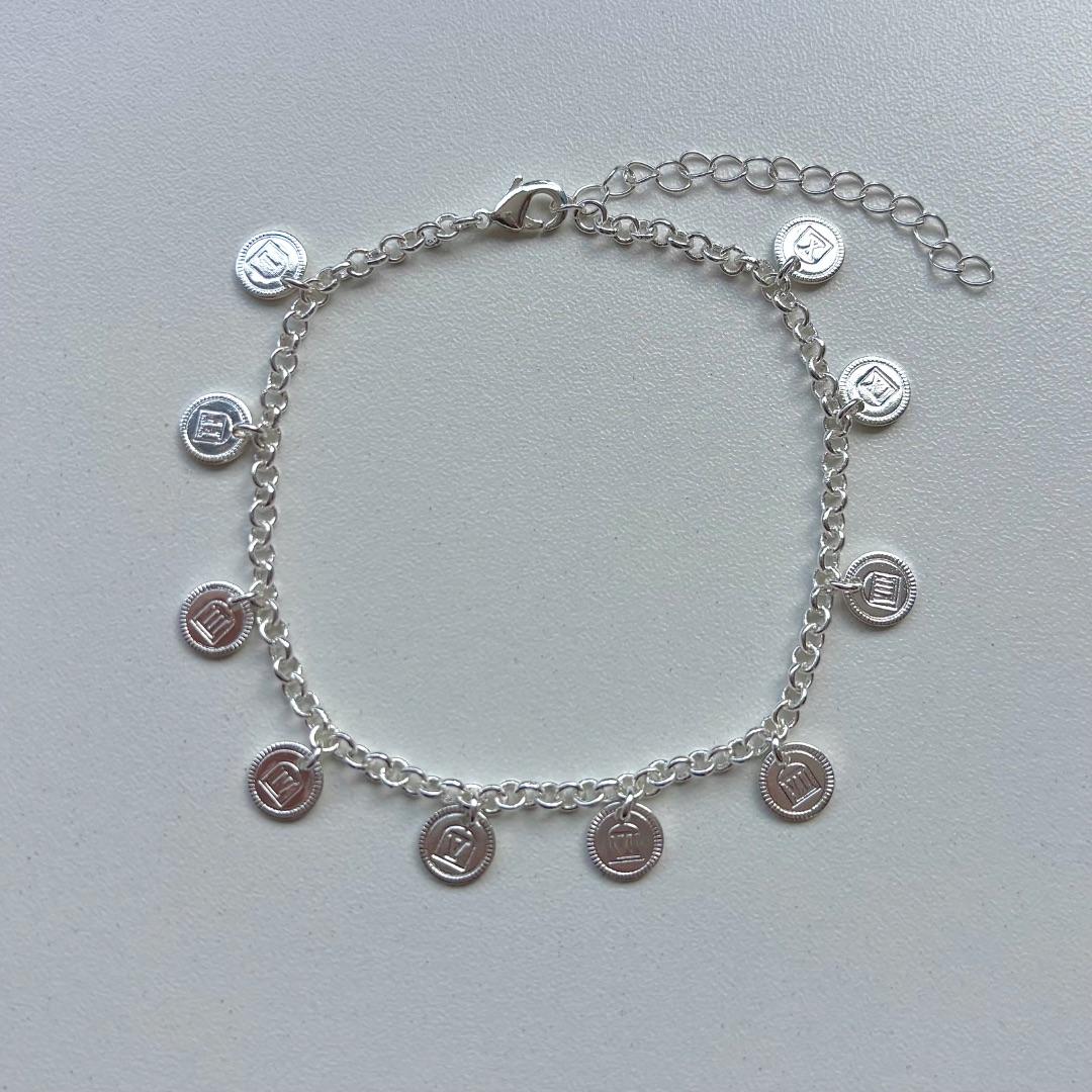 Pulseira dez mandamentos mini medalhas