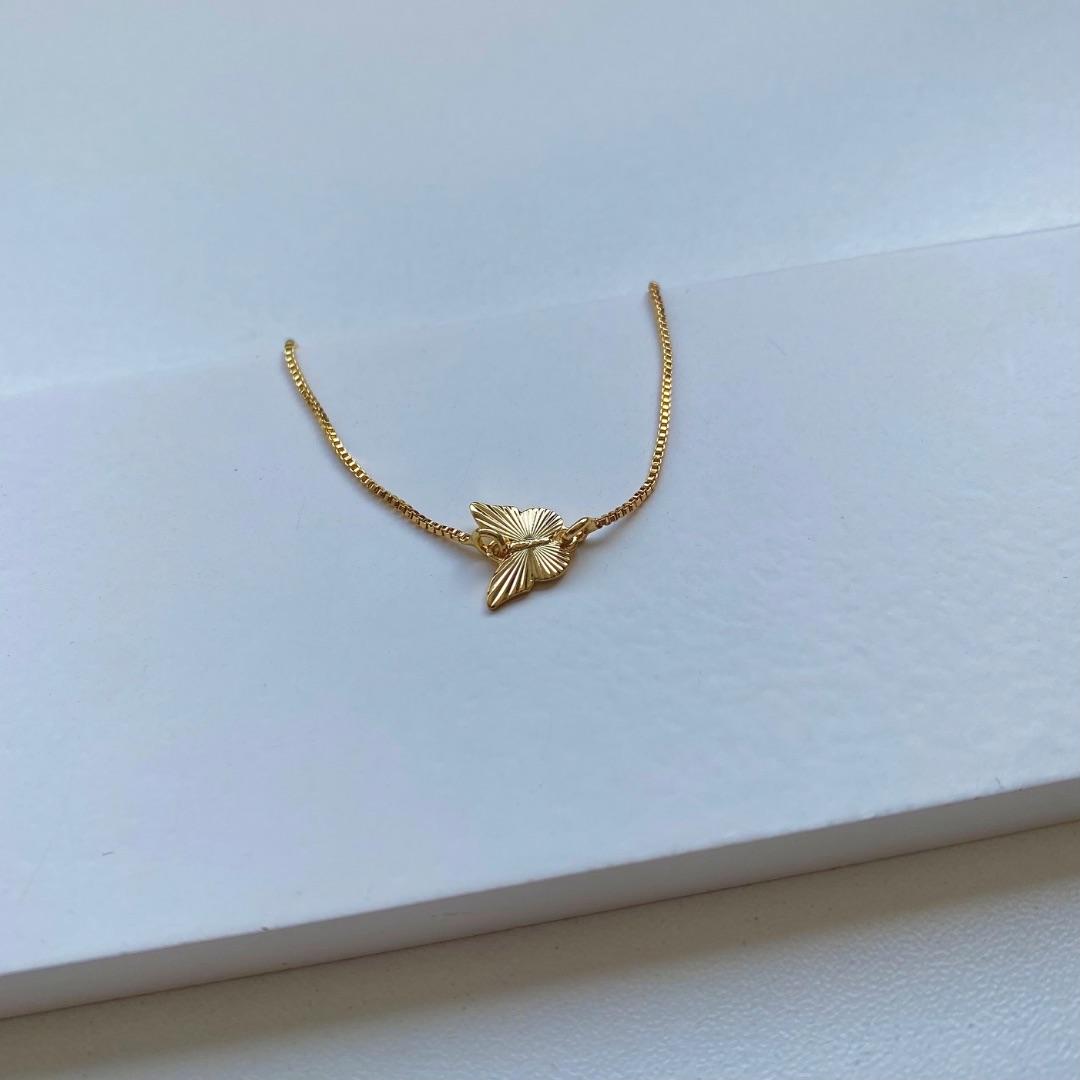 Pulseira borboleta lisa
